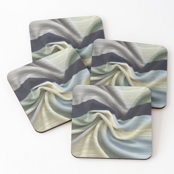 Item preview, Earthy Knit Texture - Soft Gradient Stripes in Natural Tones designed and sold by KennerTH.