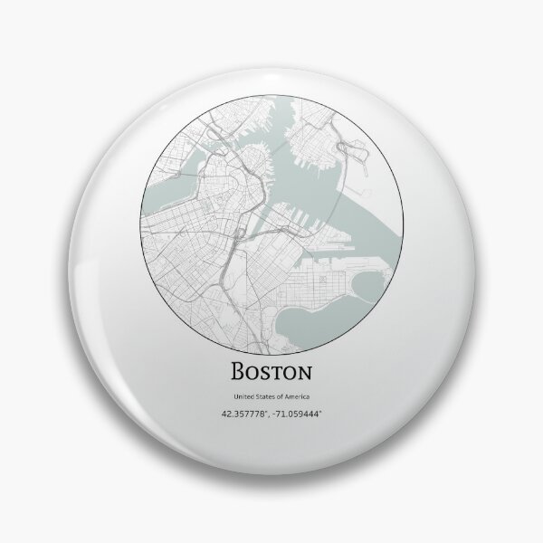 Item preview, Topography of Boston designed and sold by JohnnysHeath.