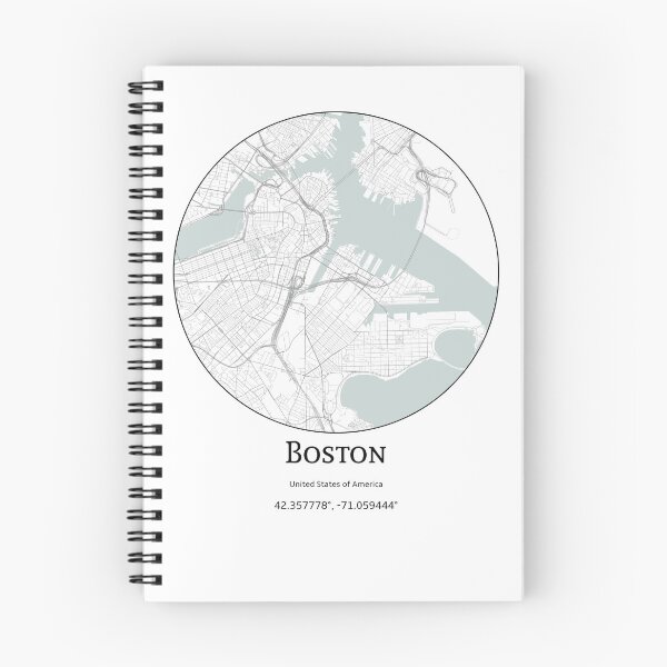 Item preview, Topography of Boston designed and sold by JohnnysHeath.