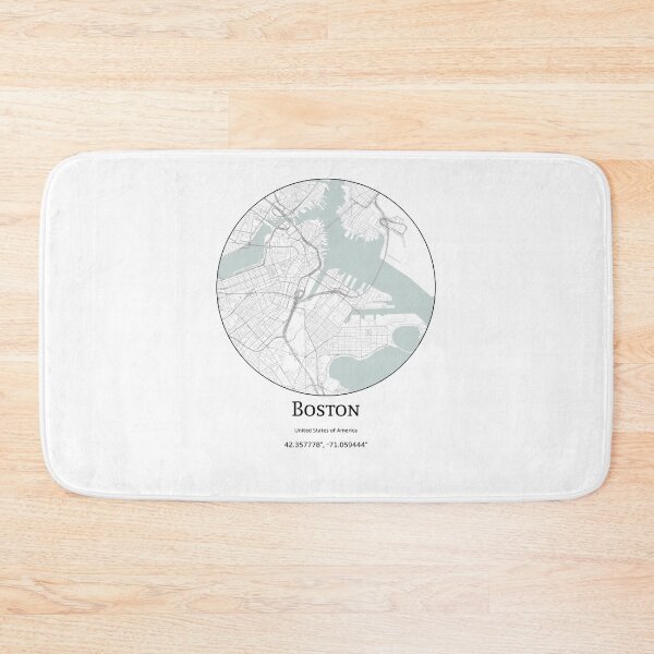 Item preview, Topography of Boston designed and sold by JohnnysHeath.