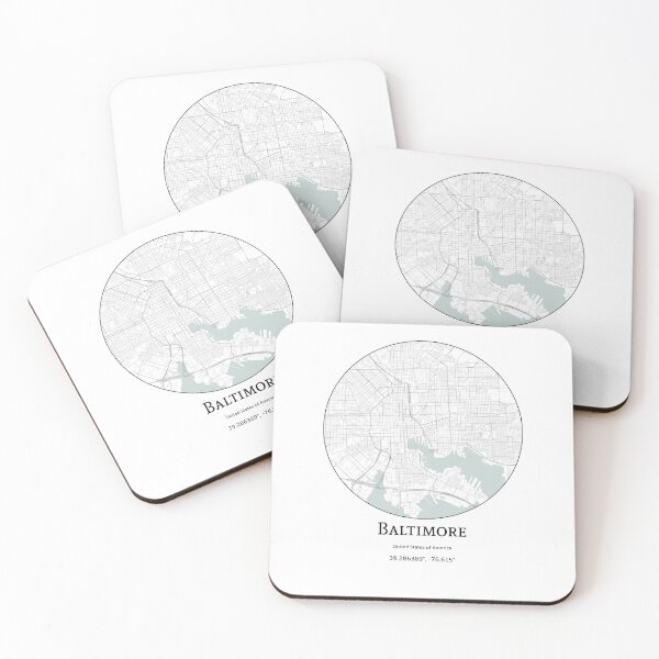 Item preview, Topography of Baltimore designed and sold by JohnnysHeath.