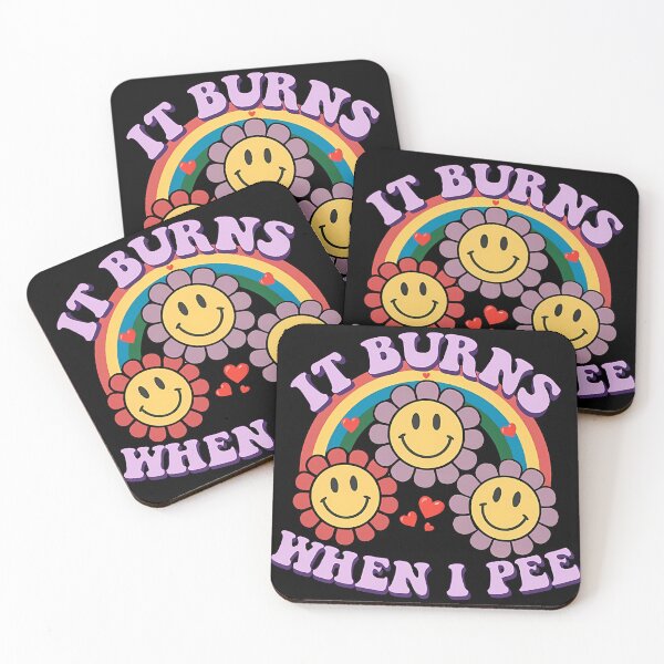 Item preview, It Burns When I Pee Retro Funny Meme designed and sold by Jaxym.