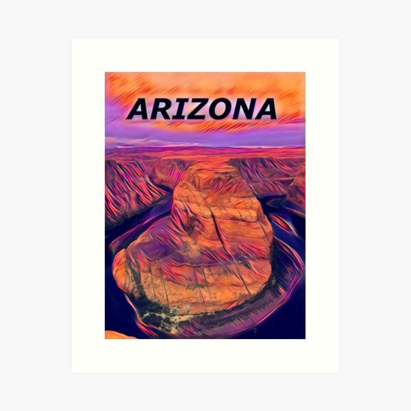 Arizona Horse Shoe Bend Art Print