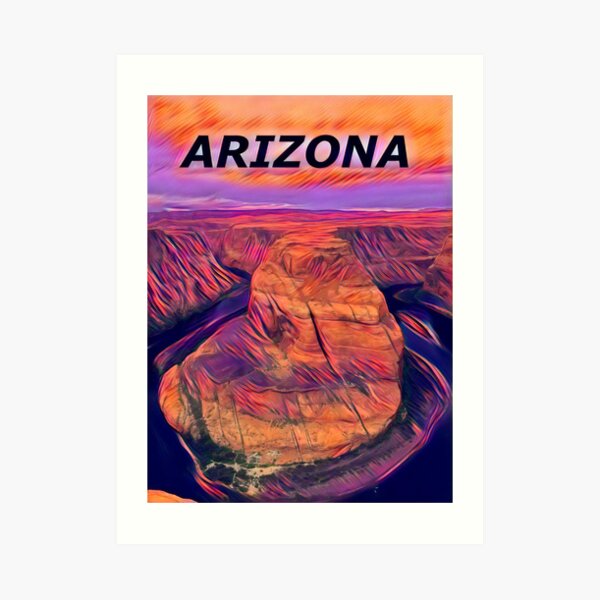 Arizona Horse Shoe Bend Art Print