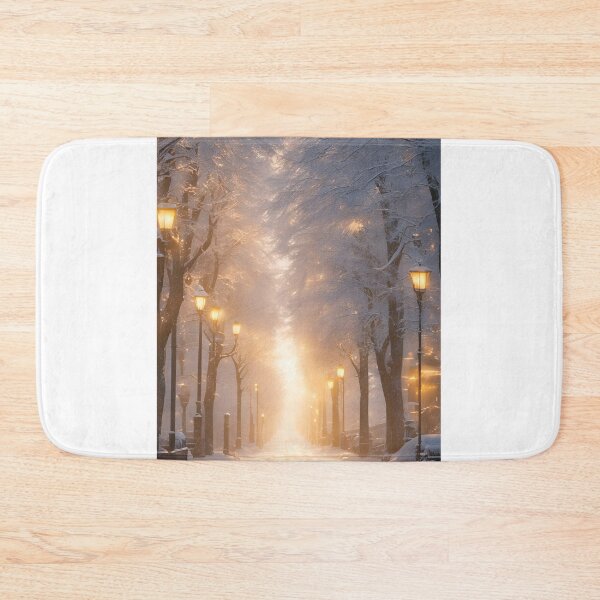 Item preview, Fantasy Winter Ancient Citidel Scenic surrounded by nature (silvergoldvisionary) designed and sold by SGVisionary.