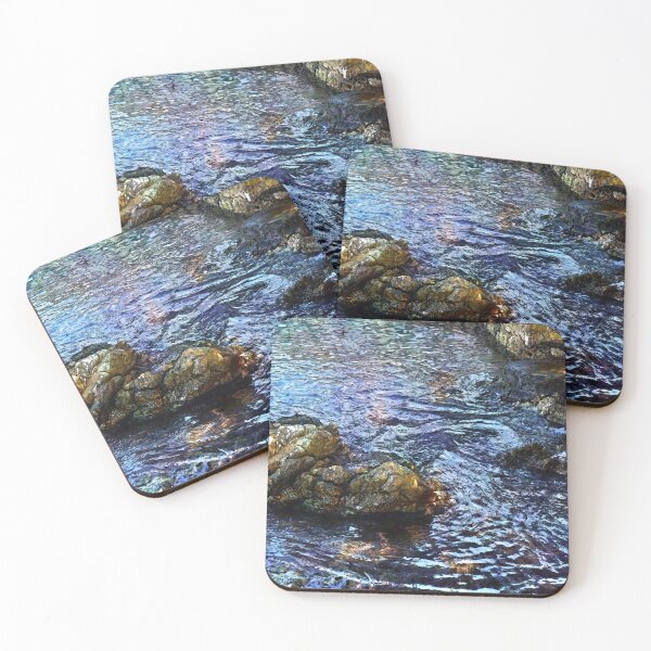 Item preview, Rock in sea, Fiskardo, watercolour effect designed and sold by paulboizot.