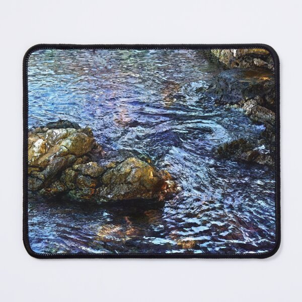 Item preview, Rock in sea, Fiskardo, watercolour effect designed and sold by paulboizot.