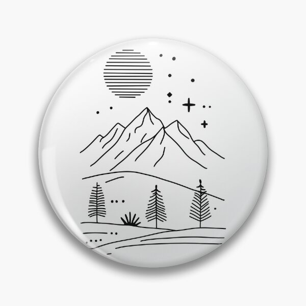 Item preview, Minimalist Mountain Escape designed and sold by lavavamp.