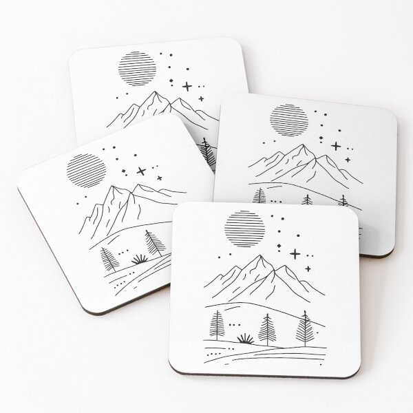 Item preview, Minimalist Mountain Escape designed and sold by lavavamp.