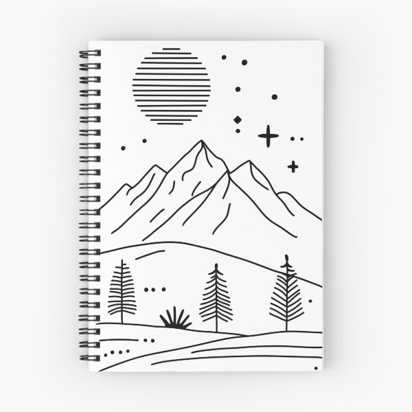 Item preview, Minimalist Mountain Escape designed and sold by lavavamp.
