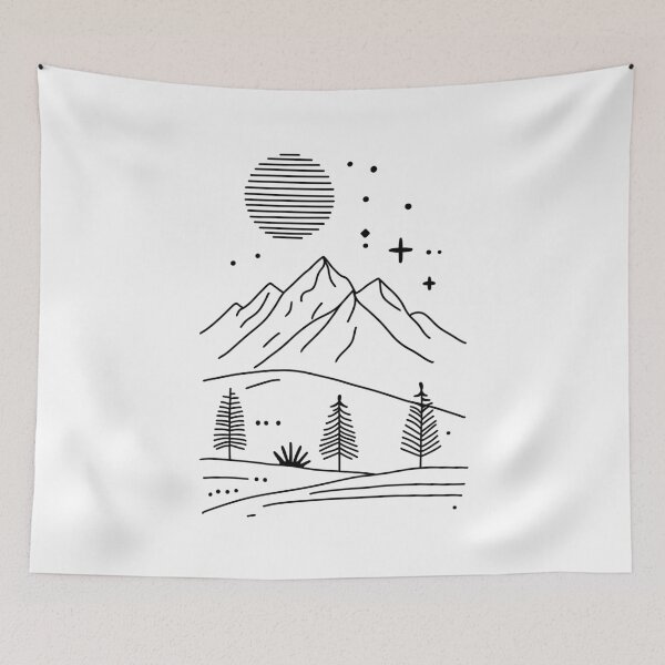 Item preview, Minimalist Mountain Escape designed and sold by lavavamp.
