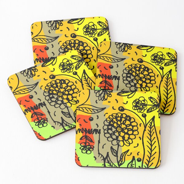 Item preview, floral pattern. drawn flowers designed and sold by Krzysztof Patalas.