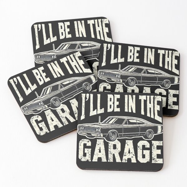 Item preview, I'll Be in the Garage - Vintage Car Enthusiast Design, T-shirt for Dad, I'll be in the garage T-shirt designed and sold by ryndigital.