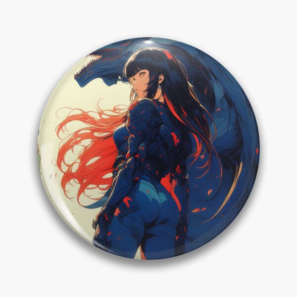 Item preview, Fierce Guardian – Cyber Warrior and Dragon Companion designed and sold by Slumpdrop.