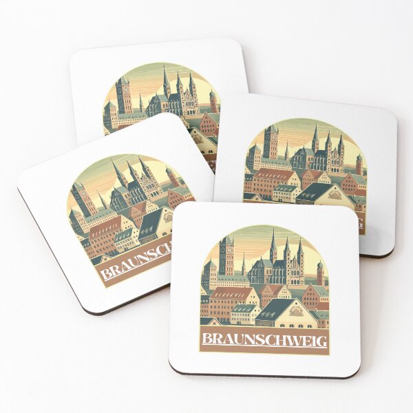 Item preview, Retro Braunschweig Skyline  designed and sold by MaateoDesign.