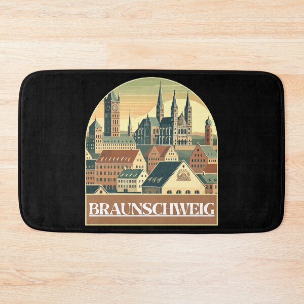 Item preview, Retro Braunschweig Skyline  designed and sold by MaateoDesign.