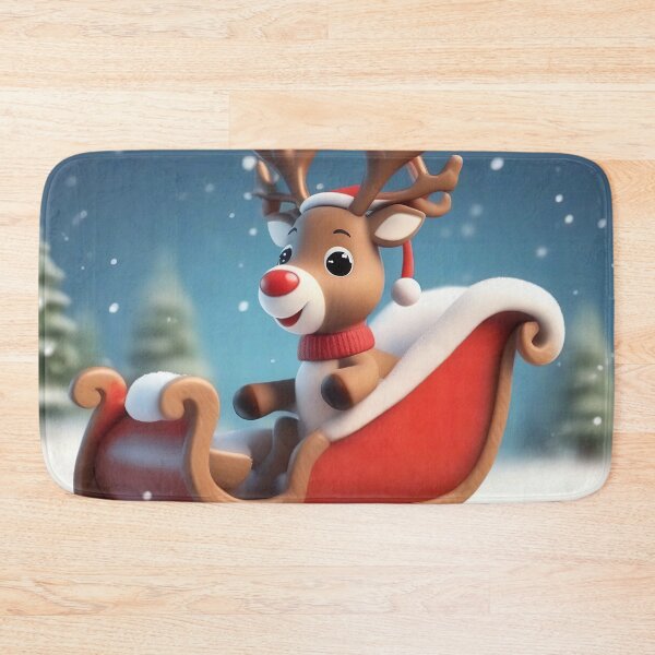 Item preview, 3d reindeer in a sleigh designed and sold by lalylaura.