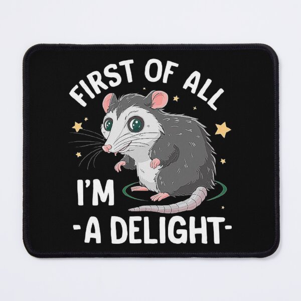 Item preview, Adorable Opossum - First of All, I’m a Delight designed and sold by love3617.