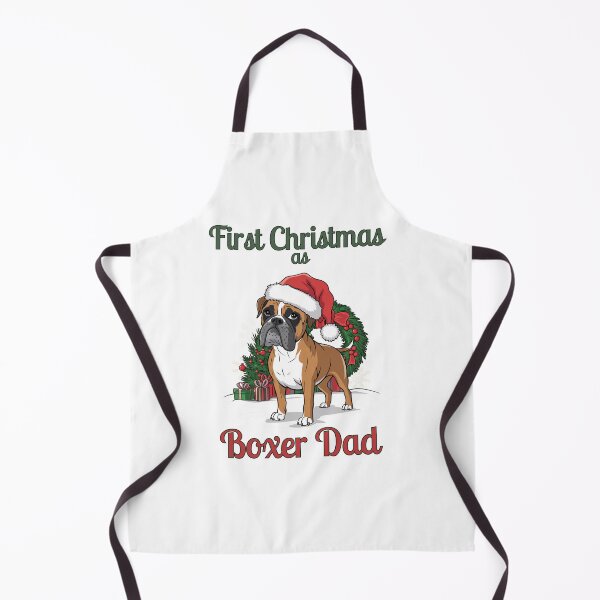 Item preview, First Christmas as Bokser Dad designed and sold by BooWearBer.