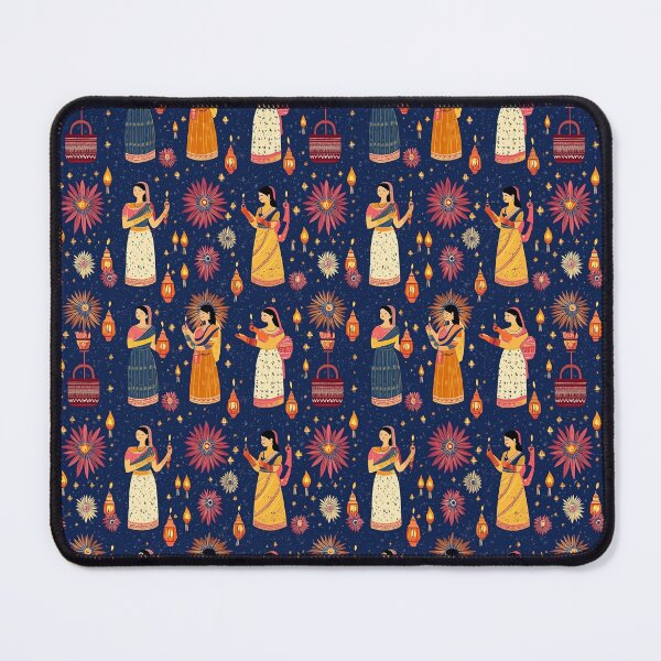 Item preview, Diwali Sarees: Colors and Elegance designed and sold by MidArtForge.