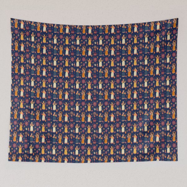 Item preview, Diwali Sarees: Colors and Elegance designed and sold by MidArtForge.
