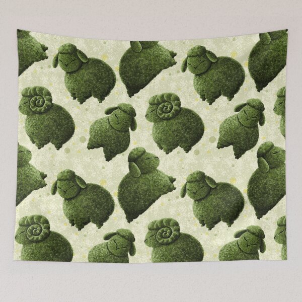Item preview, Little moss sheep designed and sold by Alexandra Hrincu.