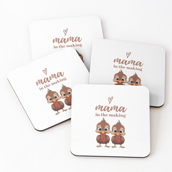 Item preview,  Twin Baby Announcement,  Mother of Twins, Fall Mom Twins designed and sold by KolorellaS.