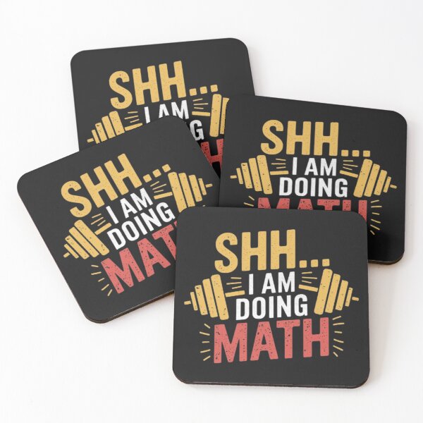 Item preview, Gym lover - Shh I'am doing math designed and sold by 123ks.