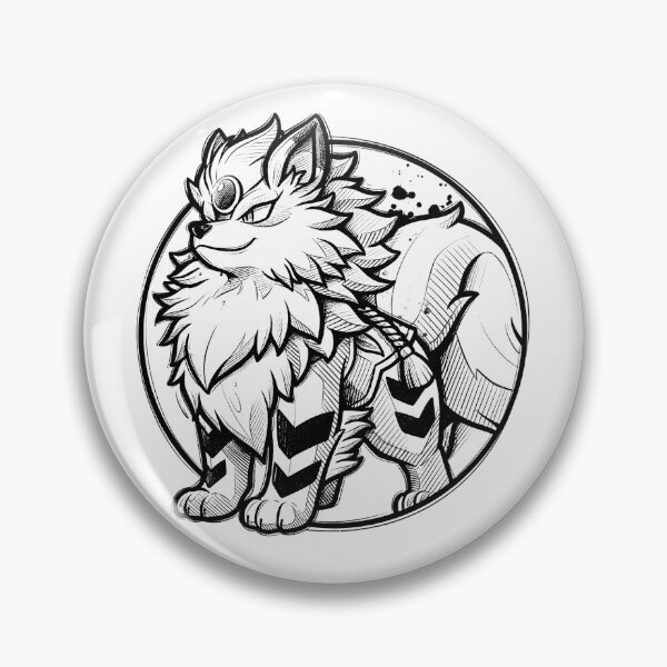 Item preview, Oriental Arcanine BW designed and sold by psydrian.