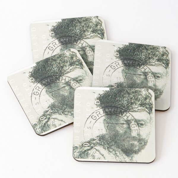 Item preview, Rembrandt etch on postage stamp designed and sold by Photopat.