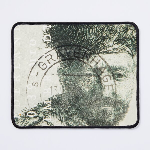 Item preview, Rembrandt etch on postage stamp designed and sold by Photopat.
