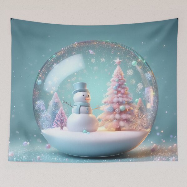 Item preview, Snowman in a Christmas globe designed and sold by lalylaura.