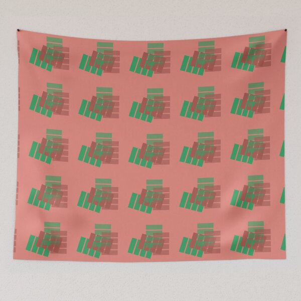 Item preview, Playing with Rectangles, Pattern, Unique designed and sold by villacreativa.