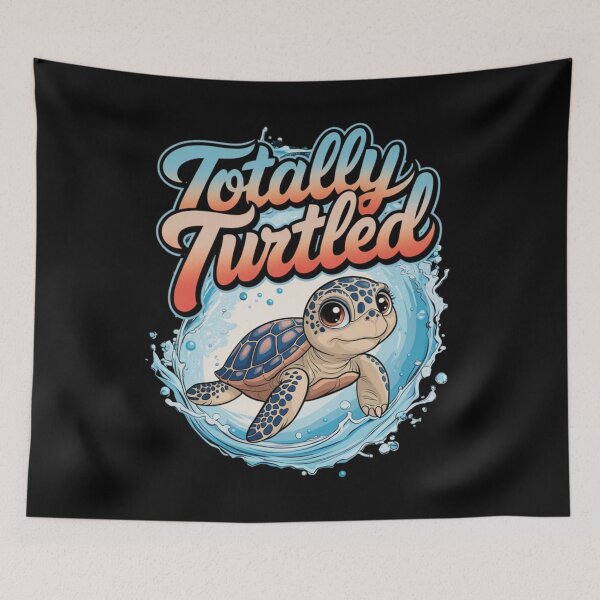 Item preview, Turtley awesome - Shell yeah - Funky turtle - Turtle drawing - Little turtle designed and sold by JansenGS.