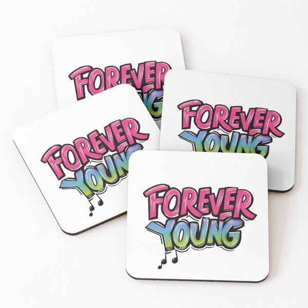 Item preview, Forever Young Awesome Art designed and sold by fambrostore.