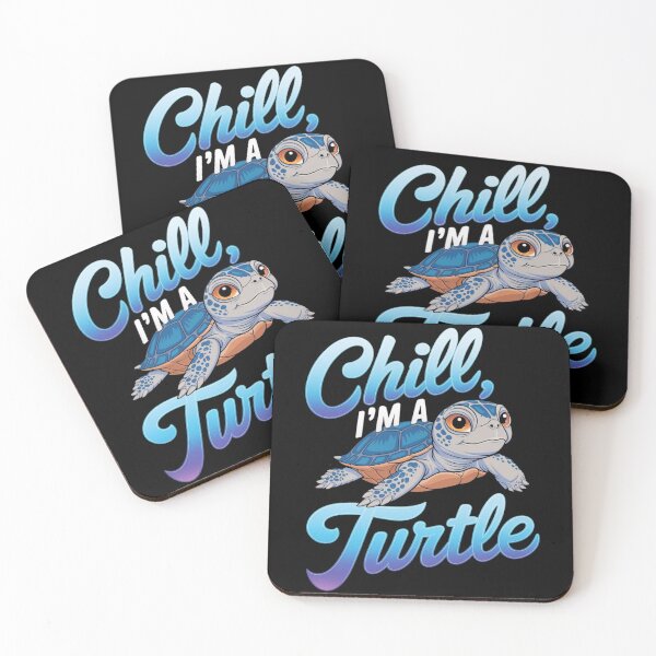 Item preview, Chill im a turtle - Turtley awesome - Shell yeah - Funky turtle - Turtle drawing - Little turtle designed and sold by JansenGS.