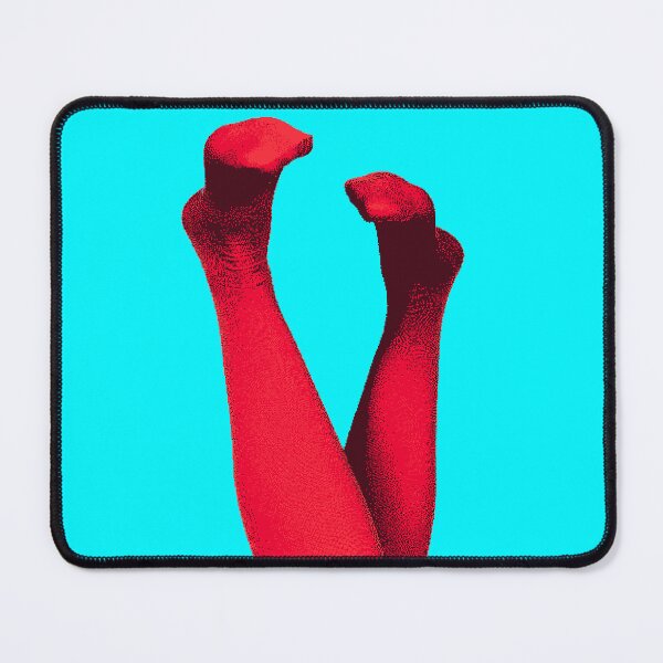 Artikelvorschau, Verspielte Eleganz in roten Strümpfen | Bitmap Pixels entworfen und verkauft von Drawings Project.