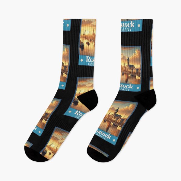 Item preview, Retro Rostock Skyline  designed and sold by MaateoDesign.