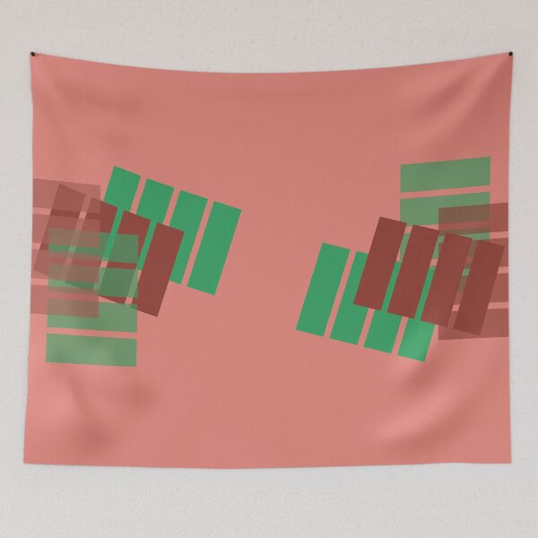 Item preview, Playing with Rectangles 3, Unique designed and sold by villacreativa.