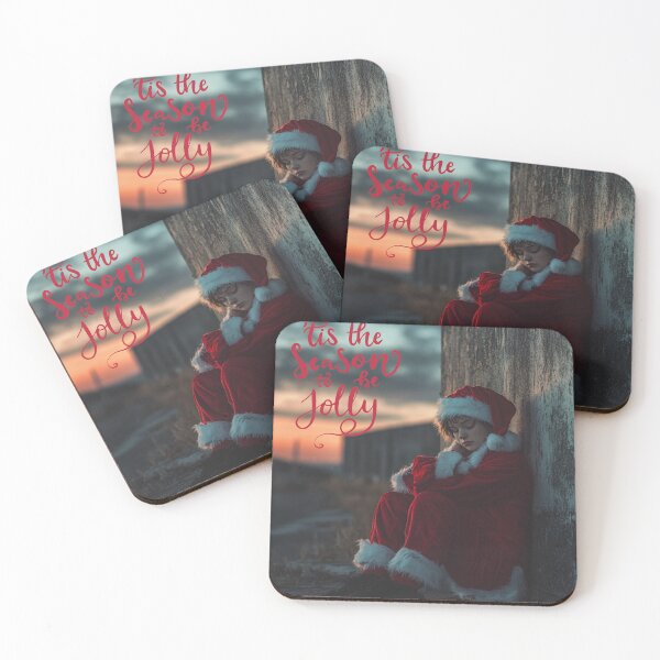 Item preview, Vintage Girls Santa Claus Introspective Sun Set designed and sold by The Art of Kkatarynka.
