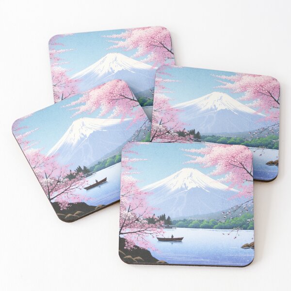 Item preview, Japanese design - MountFuji and sakura blossom designed and sold by kemyarts.