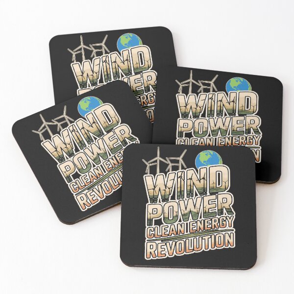 Item preview, WIND POWER CLEAN ENERGY REVOLUTION clean tech free energy global warming design designed and sold by Jt41.