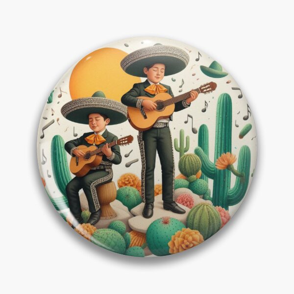 Item preview, mariachi guitar playing 2 kids designed and sold by Kumar-Artist.