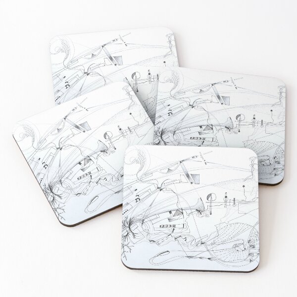 Item preview, abstract in pencil. architecture on paper designed and sold by Tereza Pilar  Art.