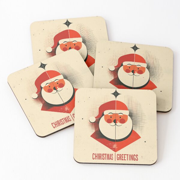 Item preview, 30's Christmas Santa Clause Greetings Card  designed and sold by The Art of Kkatarynka.