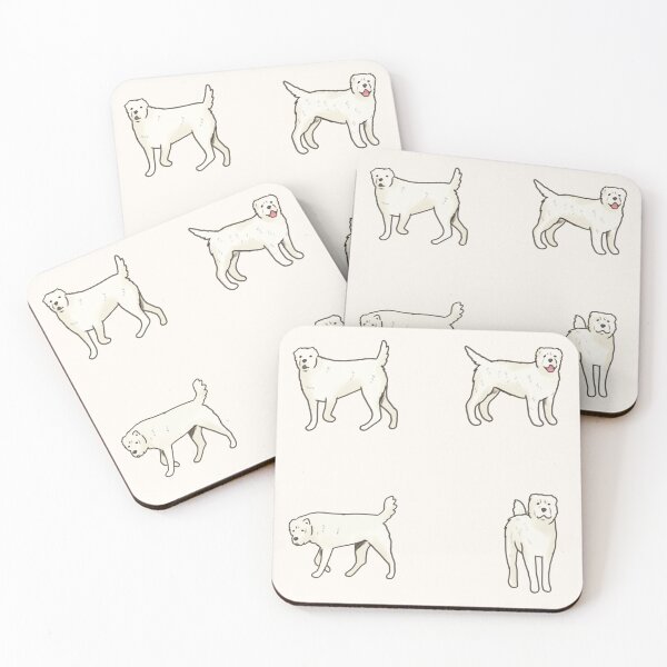 Item preview, White Central Asian Shepherd dog pack  designed and sold by Artofmayara.