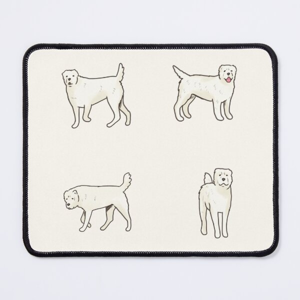 Item preview, White Central Asian Shepherd dog pack designed and sold by Artofmayara.
