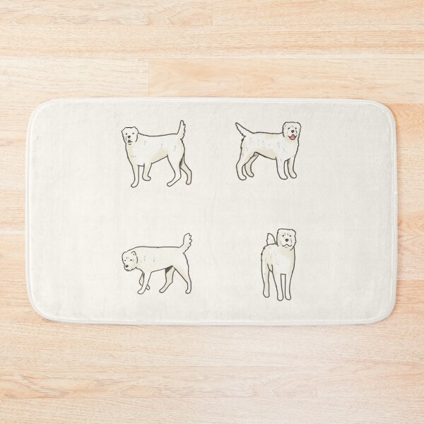 Item preview, White Central Asian Shepherd dog pack  designed and sold by Artofmayara.