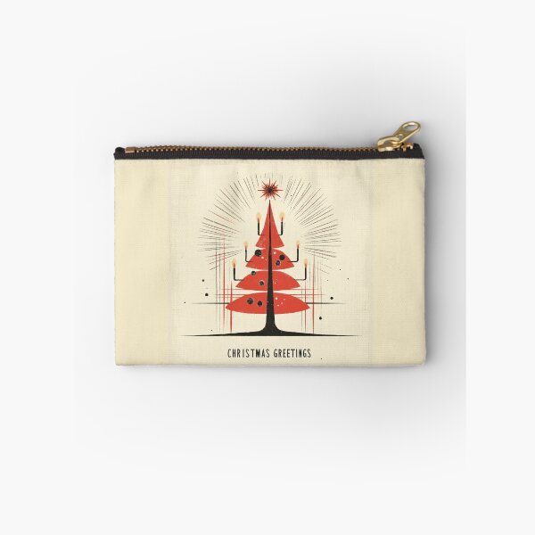 Item preview, 30's Christmas Tree Santa Clause Greetings Card  designed and sold by The Art of Kkatarynka.