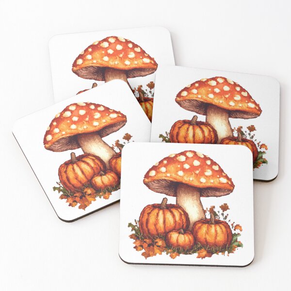 Item preview, Autumn Mushrooms designed and sold by NicolasGlowArt.